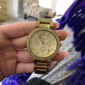 MK Gold Watch